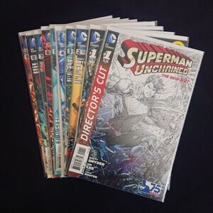 DC Comics - Set of New 52 Superman Unchained - Complete Run #1-9 - Jim Lee Art